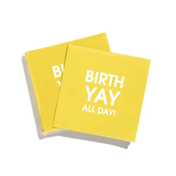 birthYAY all day cocktail napkins