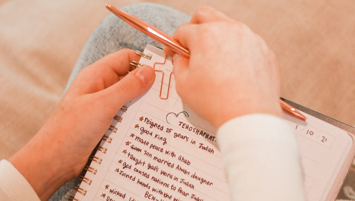 church notes | cross paperclips