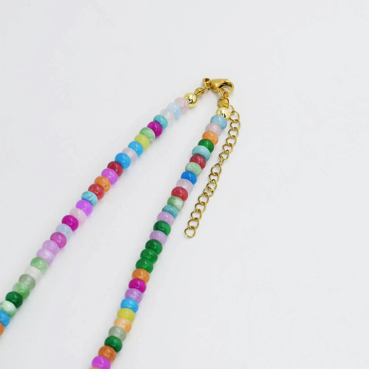 confetti gemstone beaded necklace | CHARM BAR