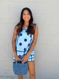 summer fling polka dot tank