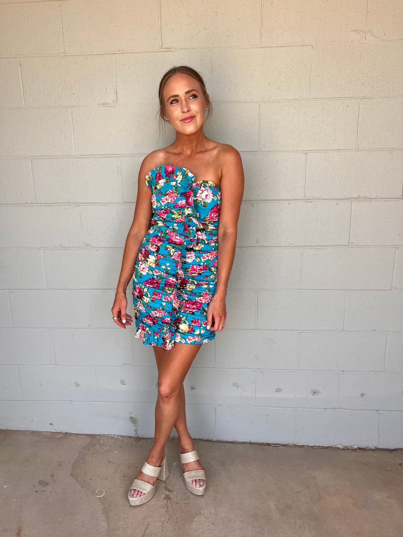 take you out floral mini dress || FINAL SALE