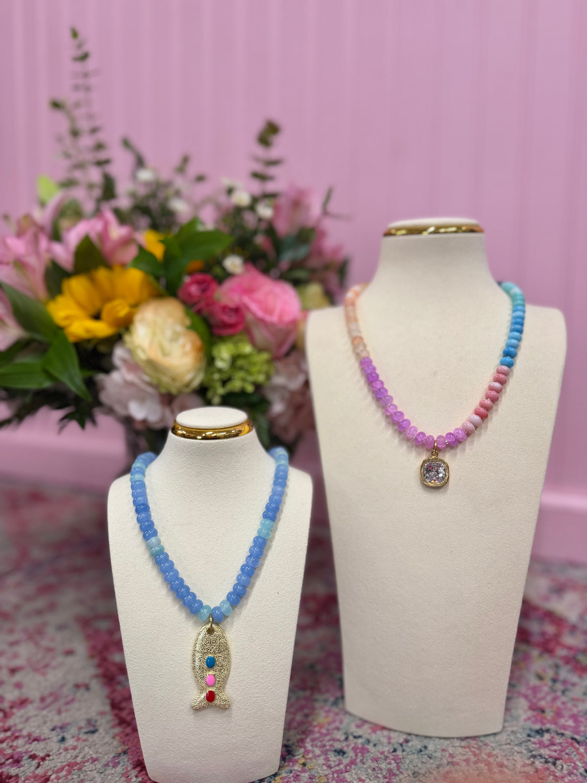 lola gemstone necklace