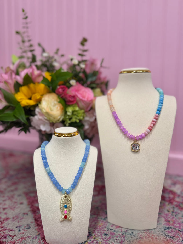 lola gemstone necklace