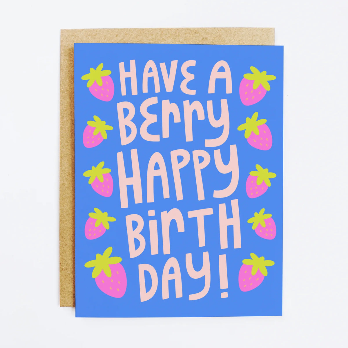 berry happy birthday greeting card