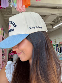 USA vintage trucker hat