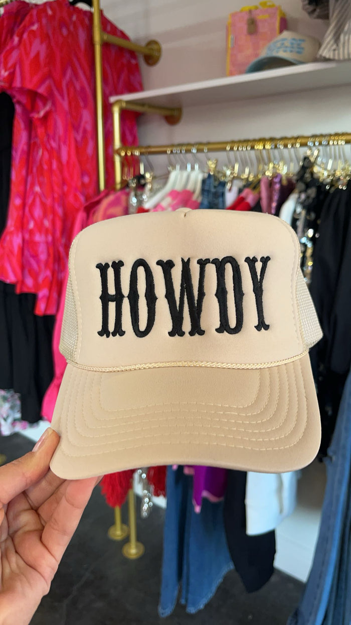 howdy foam trucker hat