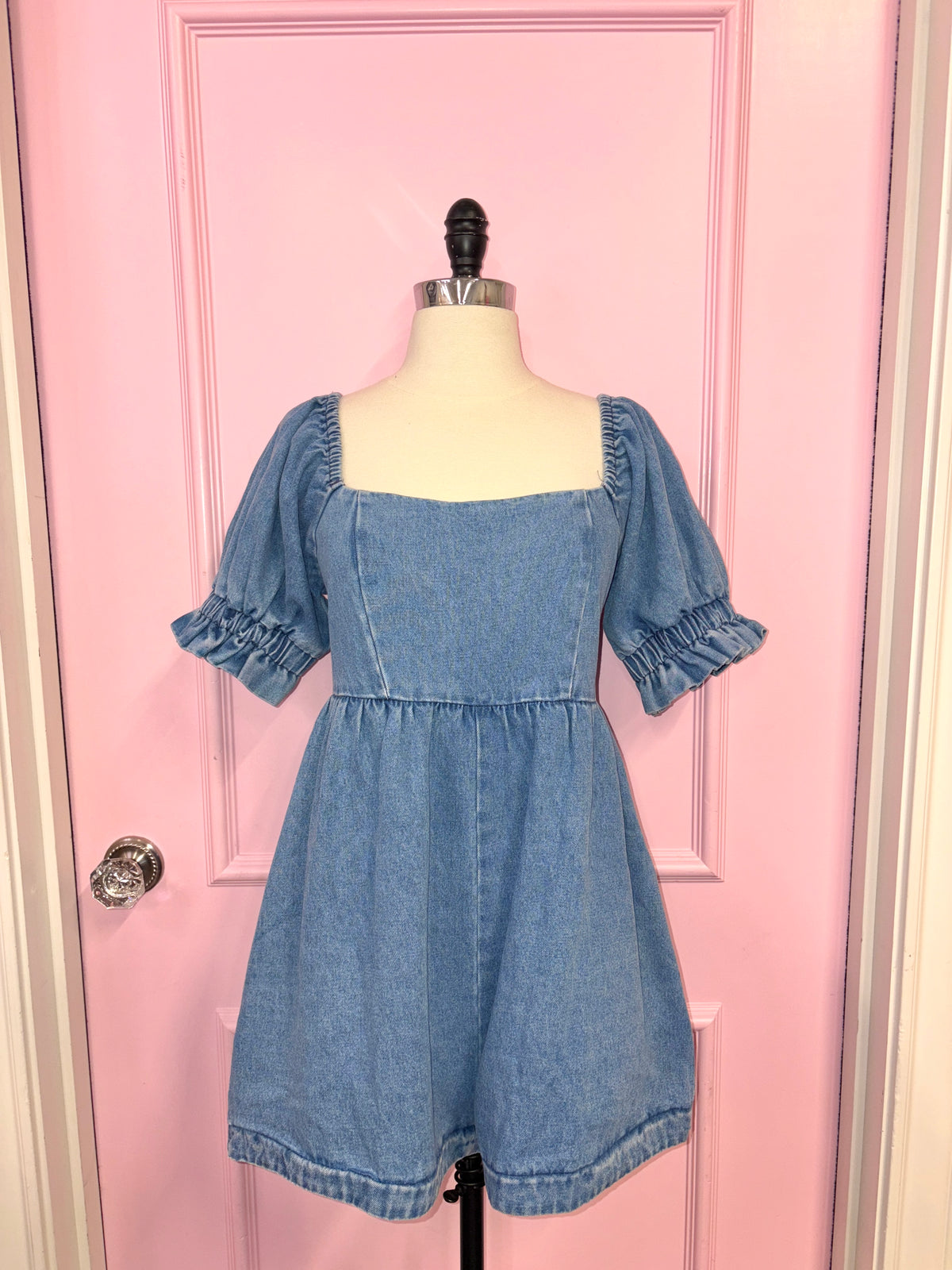 forget about it denim romper
