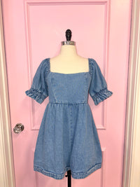 forget about it denim romper