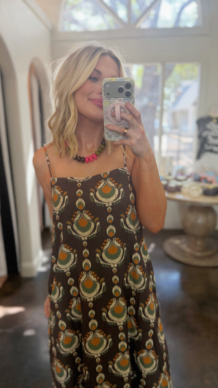 toffee talk maxi dress