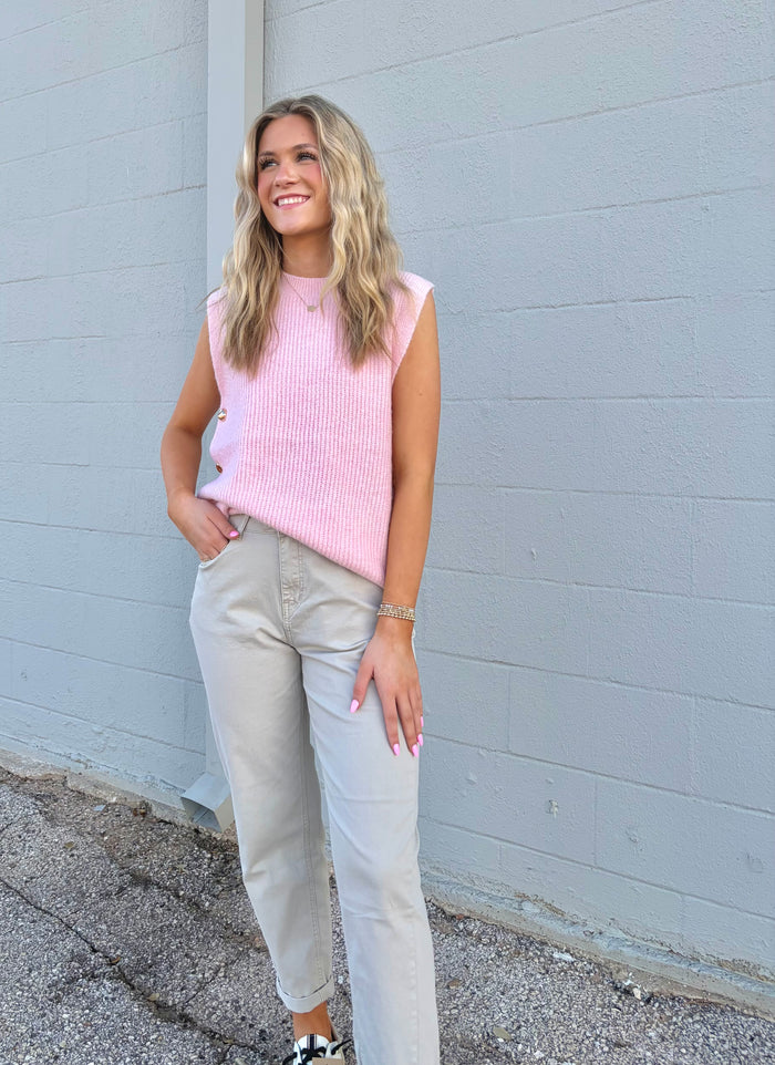 just in time beige straight leg denim