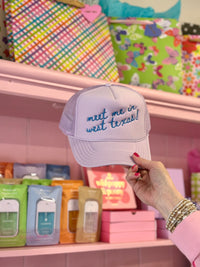meet me in west texas trucker hat