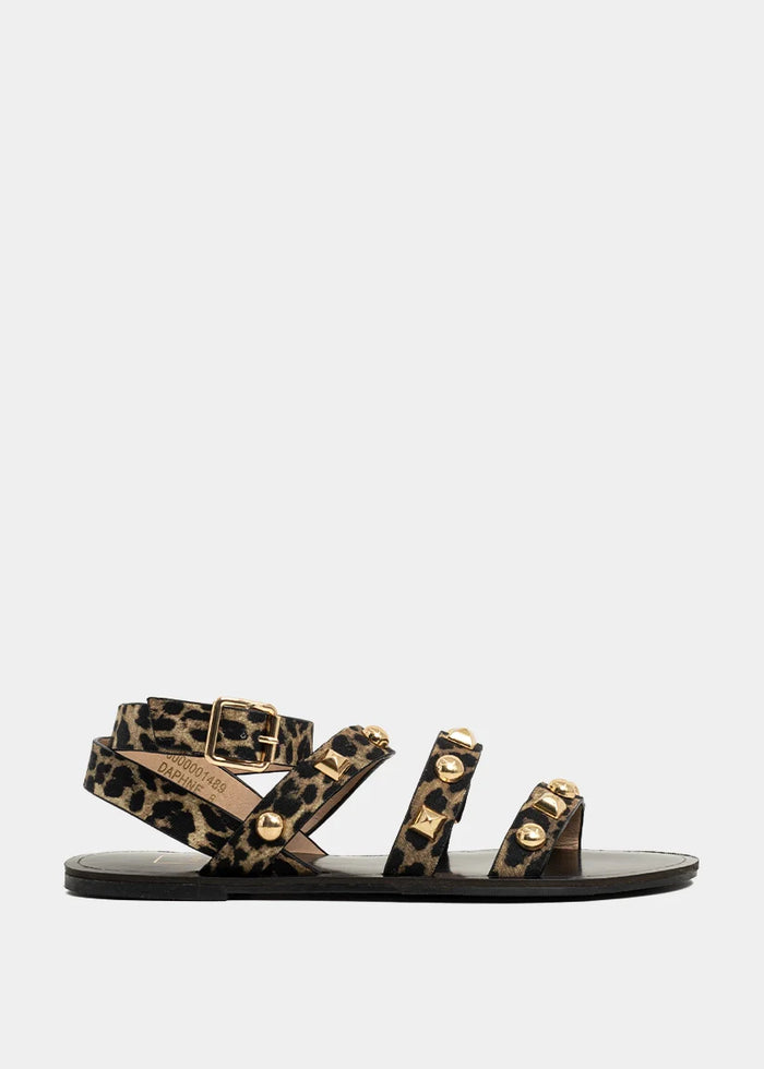 daphne leopard sandal