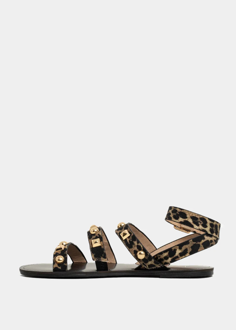 daphne leopard sandal