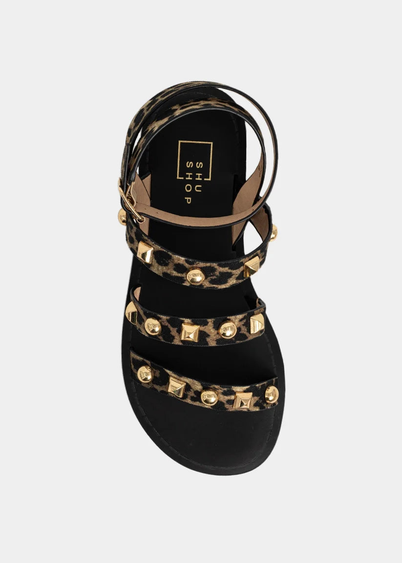 daphne leopard sandal