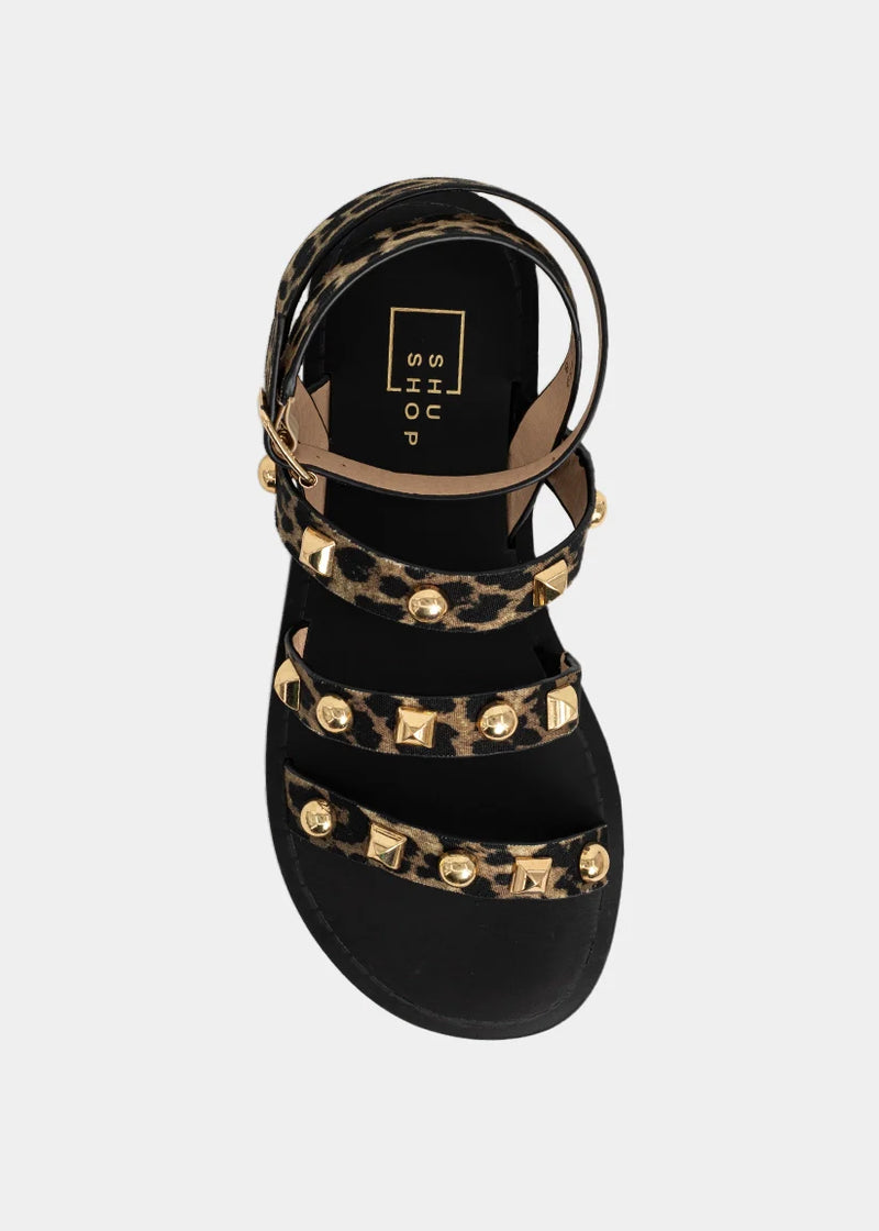 daphne leopard sandal