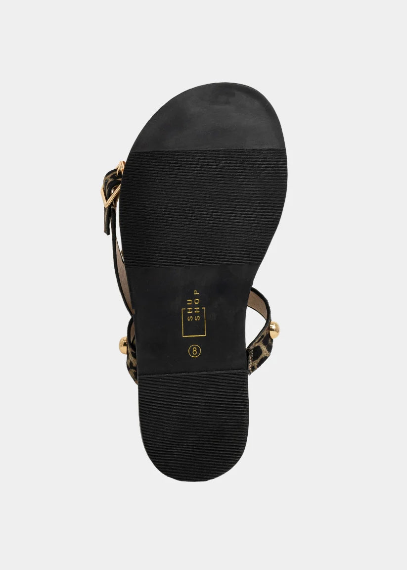 daphne leopard sandal