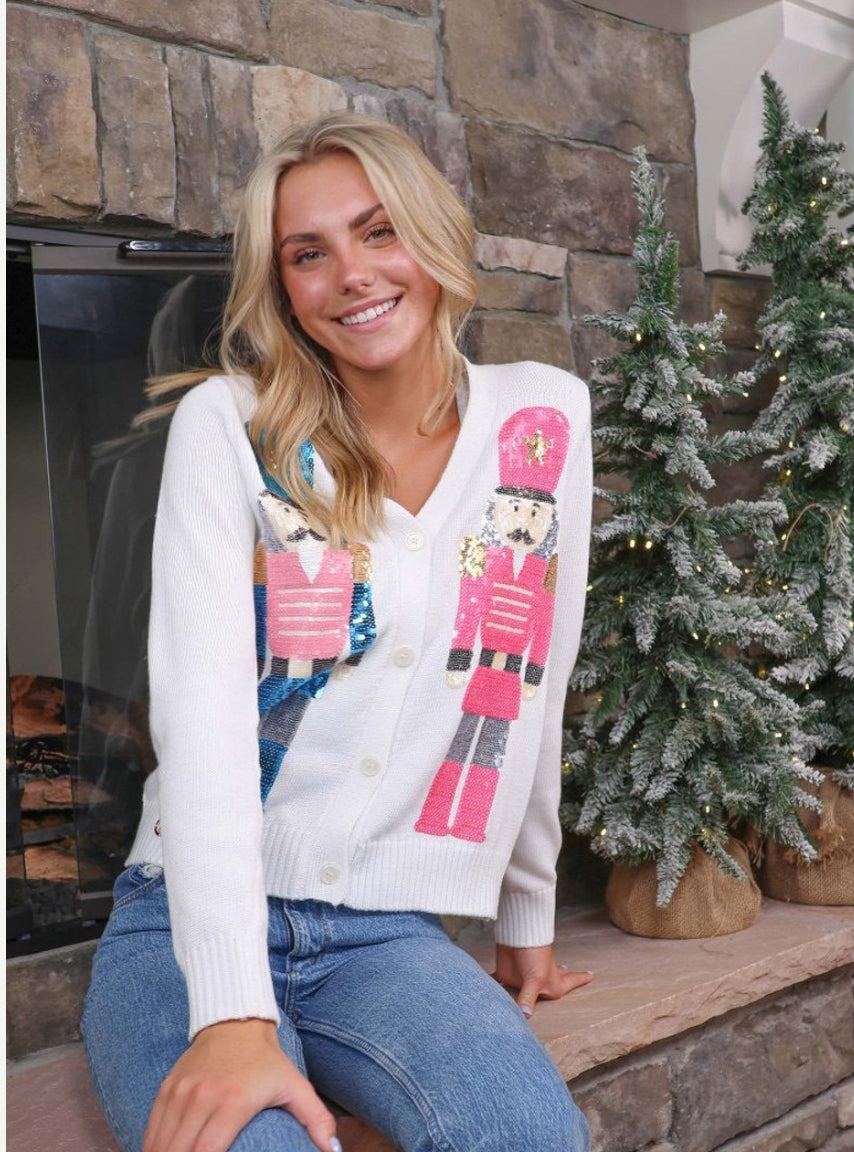 Festive Nutcracker cardigan | FINAL SALE