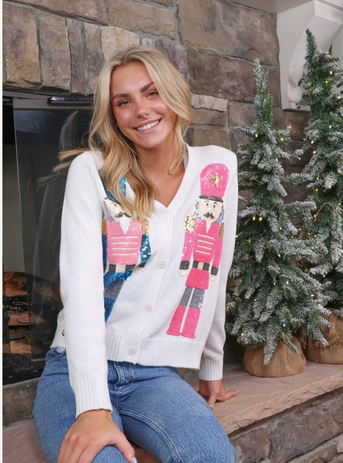 Festive Nutcracker cardigan | FINAL SALE