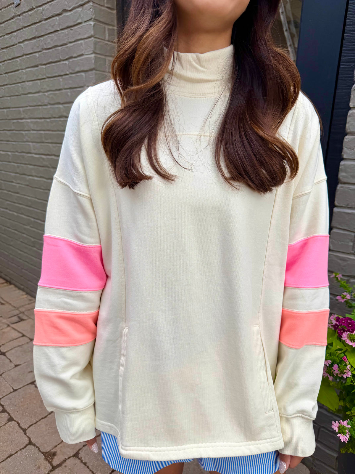 jaylyn sweatshirts - shoreline colorblock || BEACHRIOT