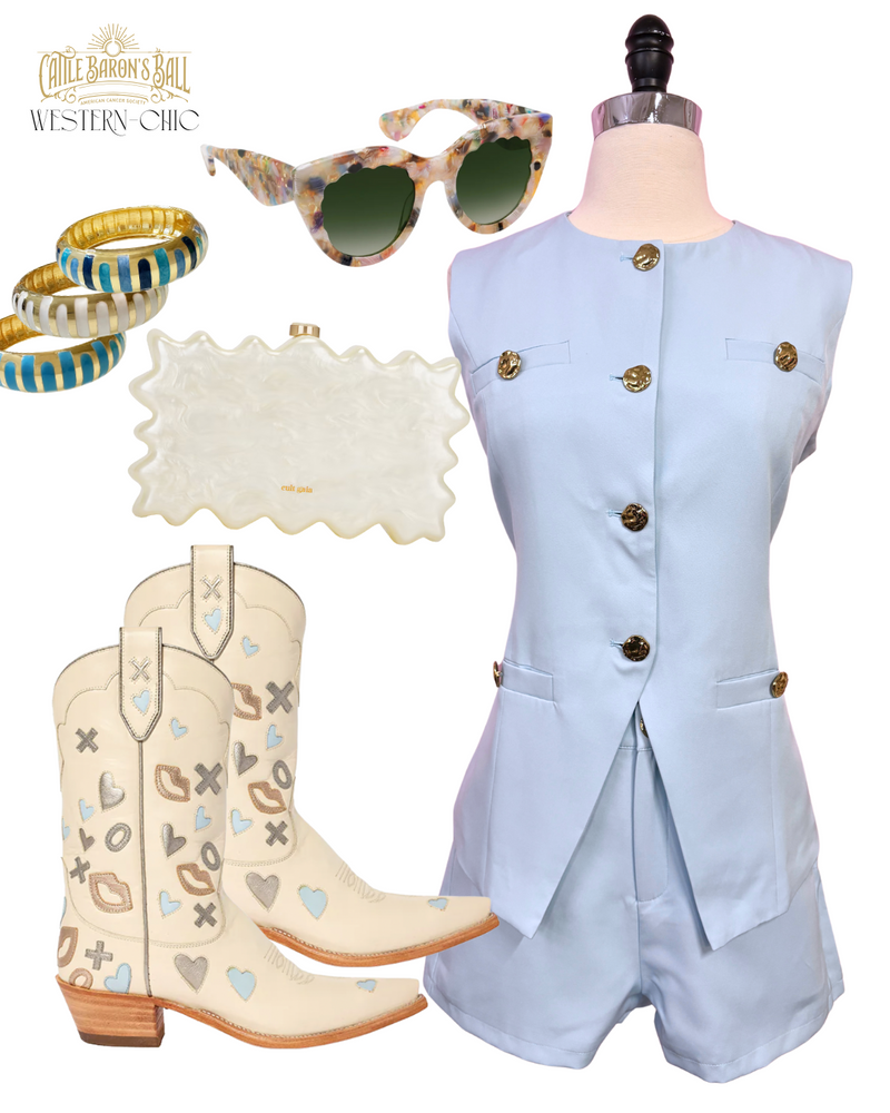 savanna baby blue set
