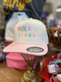 midland snapback | pink