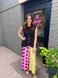 halfsies polka dot pants
