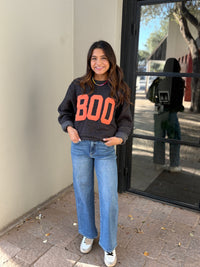 BOO knit sweatshirt