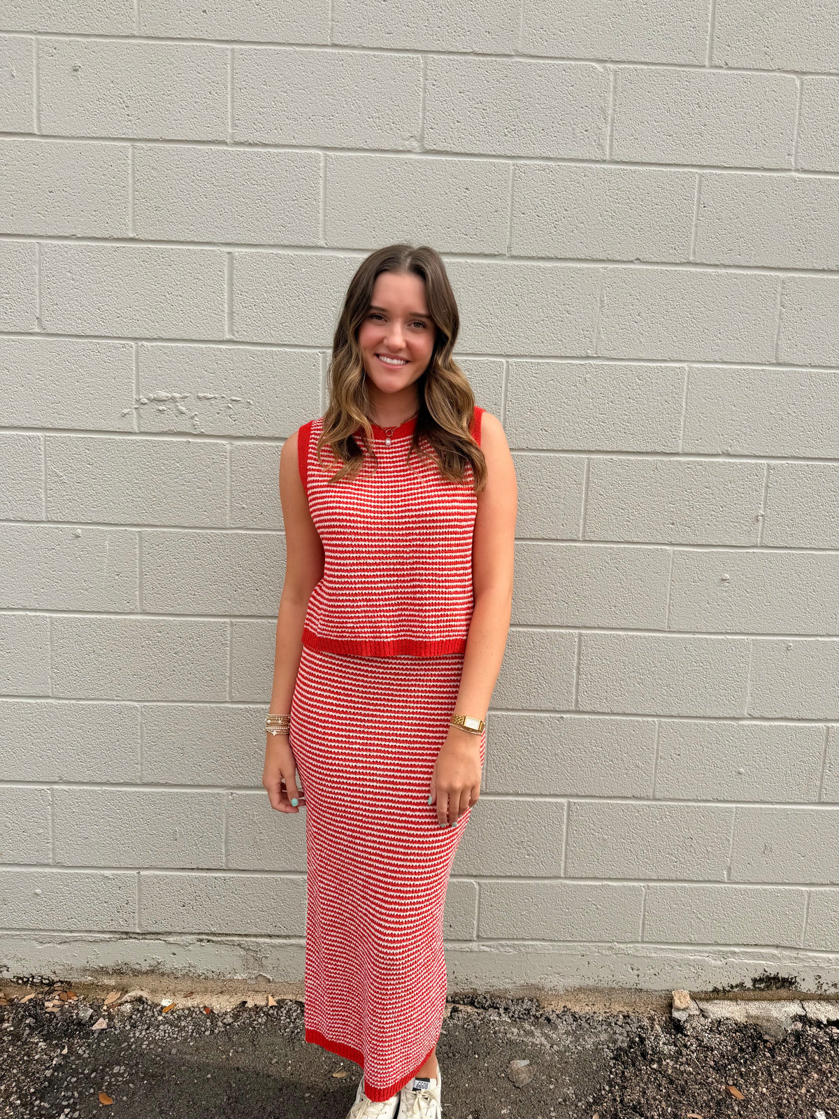 out of line striped set