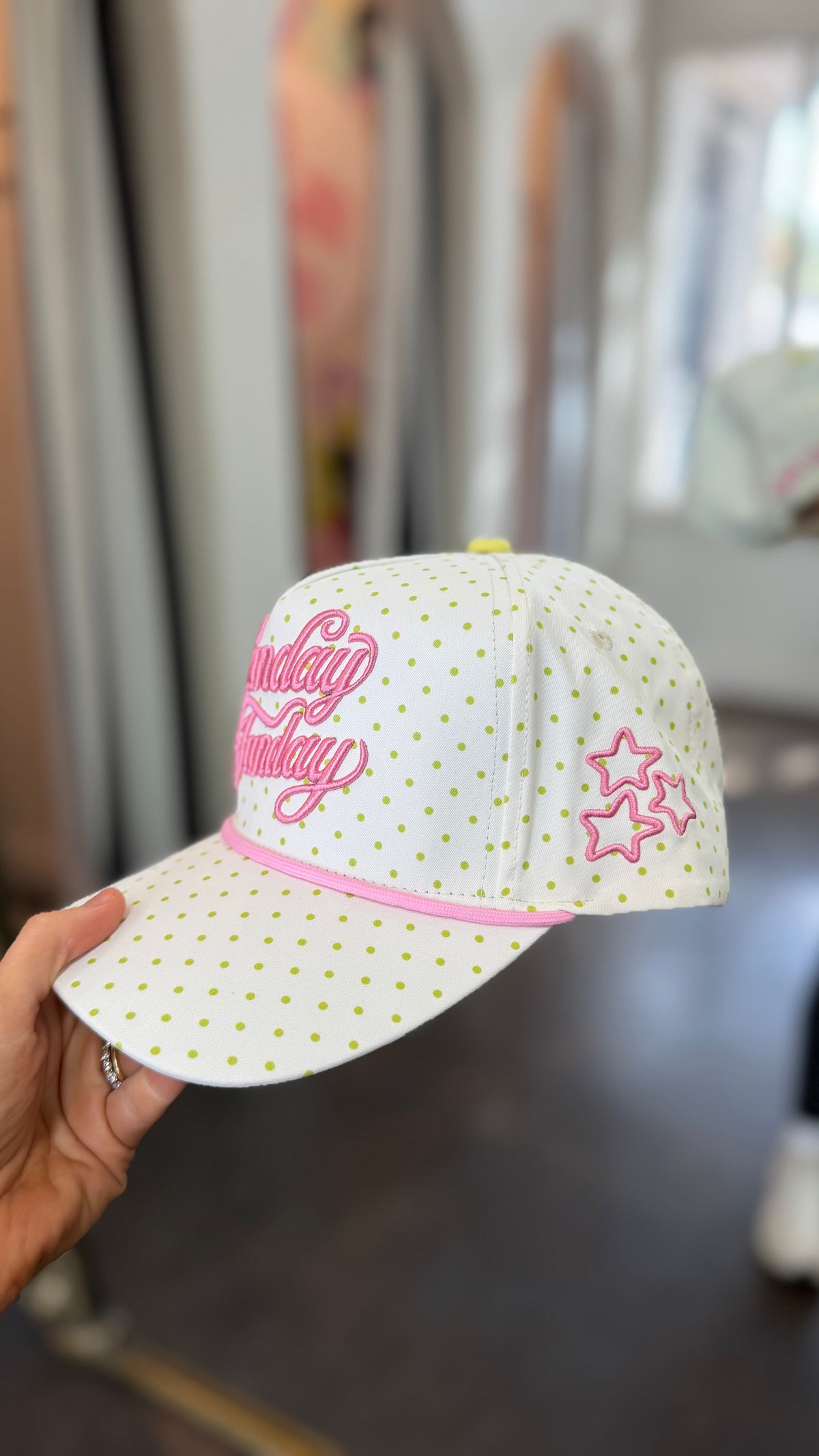 sunday funday trucker hat