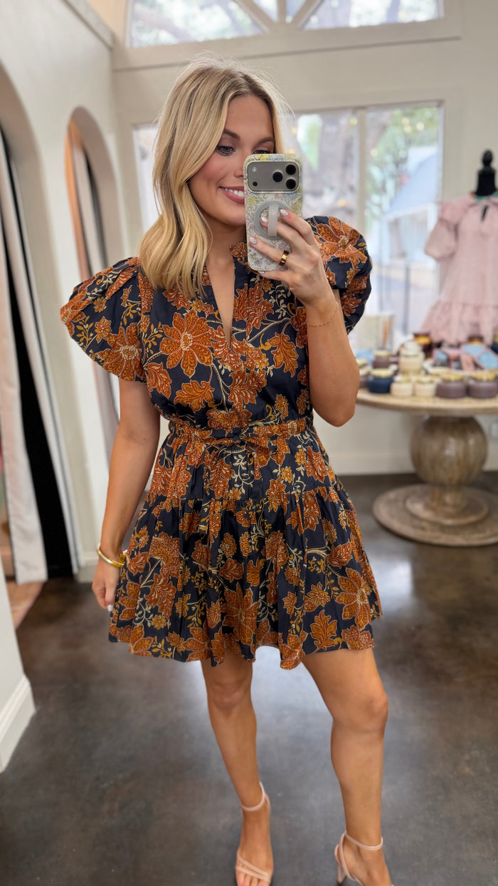 afterglow floral dress