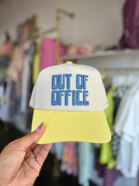 out of office trucker hat