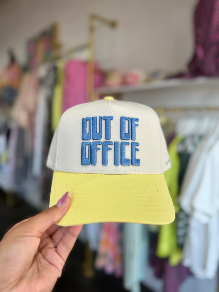 out of office trucker hat