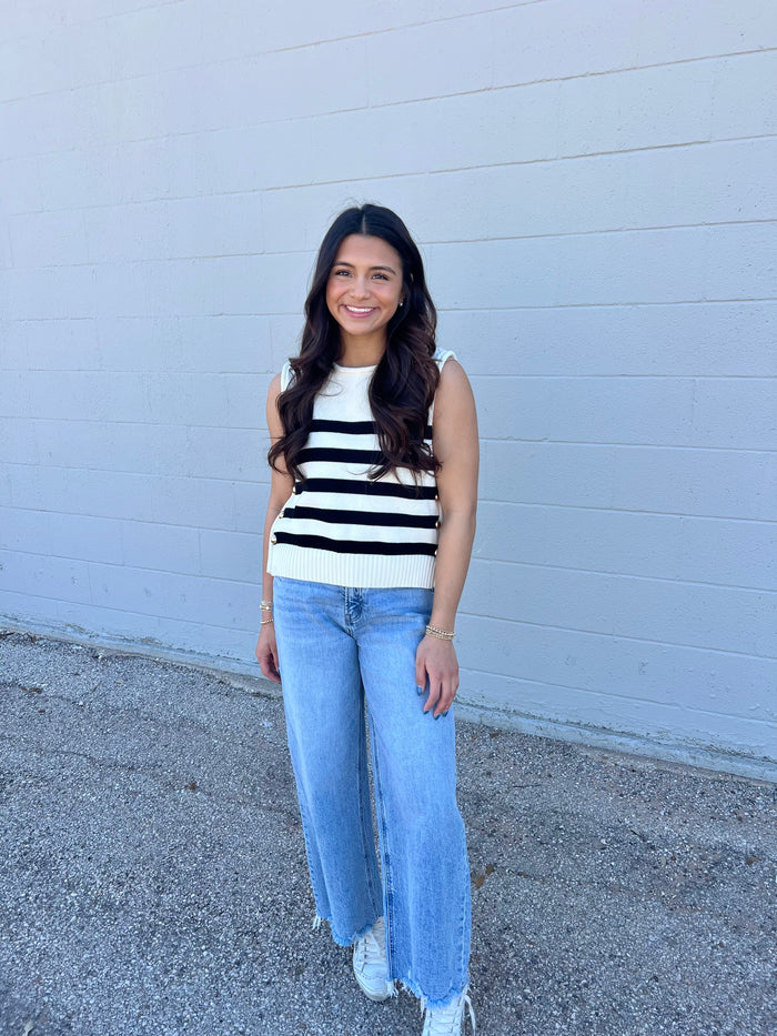 elliott roll-neck sleeveless tank