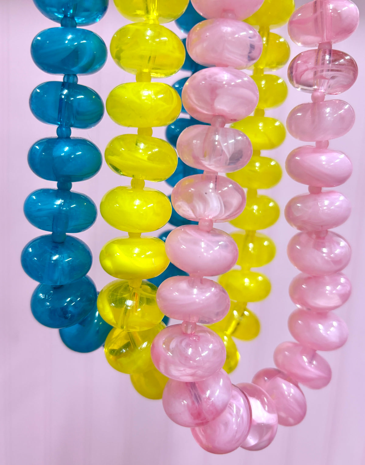 sugar beads bold necklace