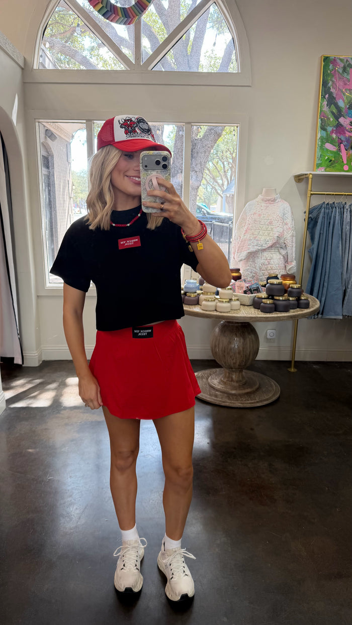 wreck em label tee
