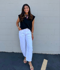 kristen cap sleeve tee