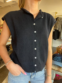 molly sleeveless cardigan