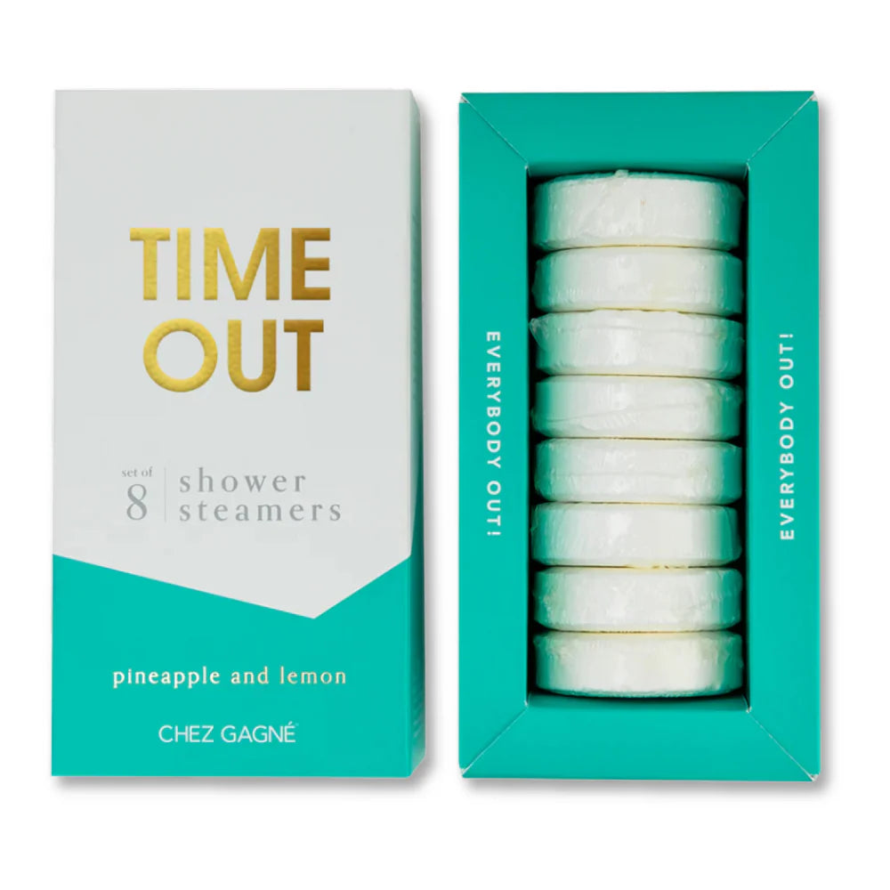 Time out shower steamers