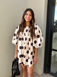 dottie off-the-shoulder bubble dress