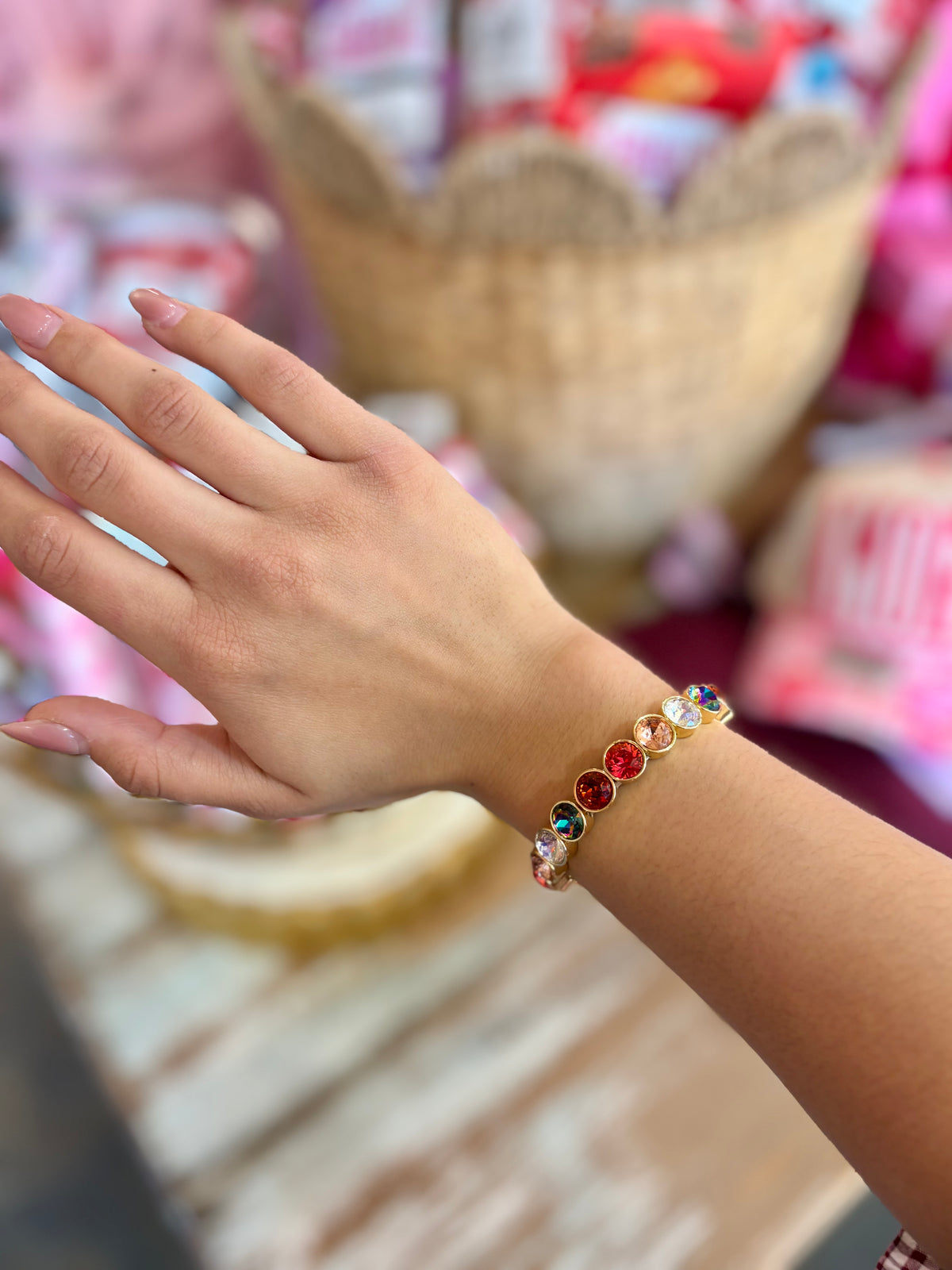 gold rainbow bracelets