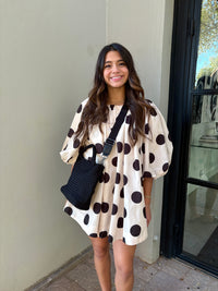 dottie off-the-shoulder bubble dress