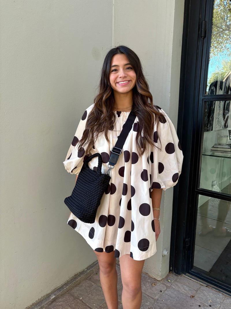 dottie off-the-shoulder bubble dress