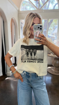 hope comes alive tee cropped tee