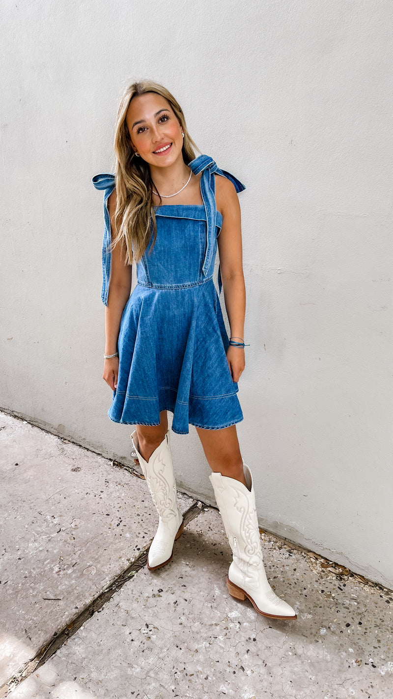 a denim day dream dress || FINAL SALE