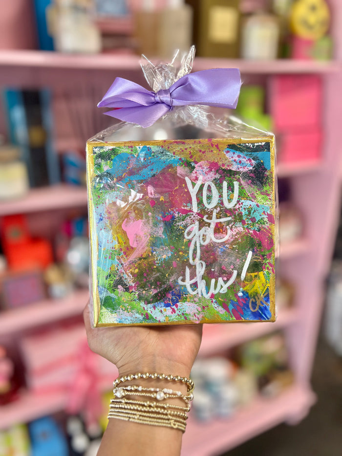 you got this 6x6 canvas