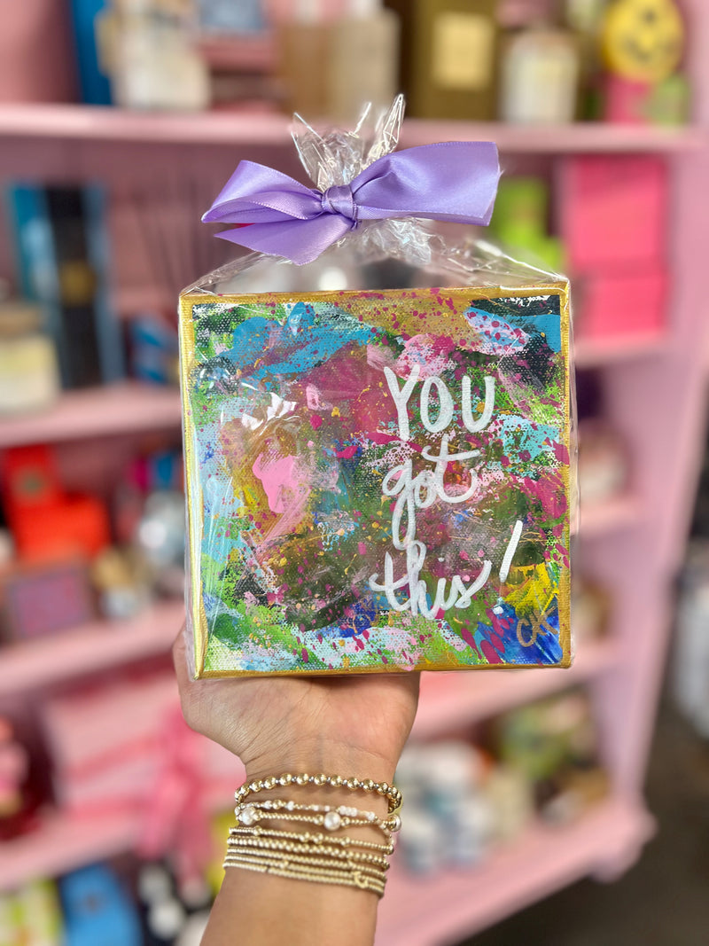you got this 6x6 canvas