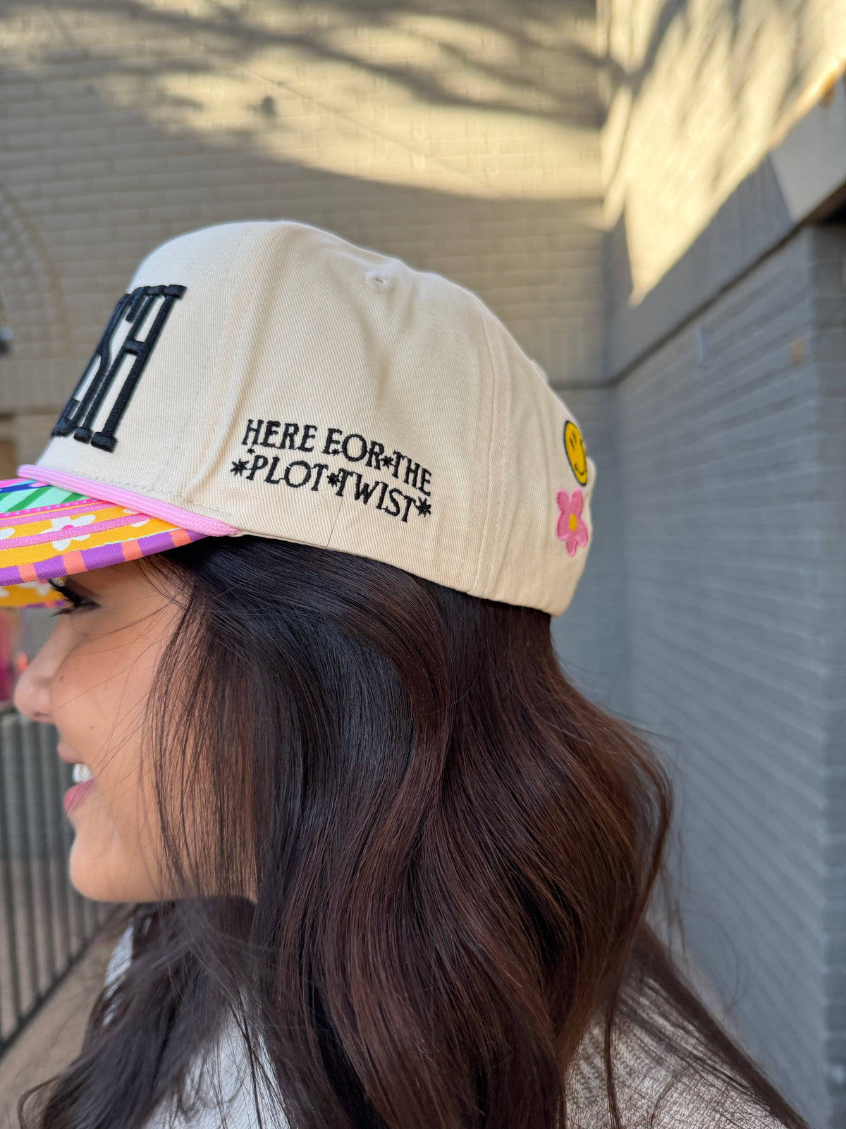 bookish trucker hat