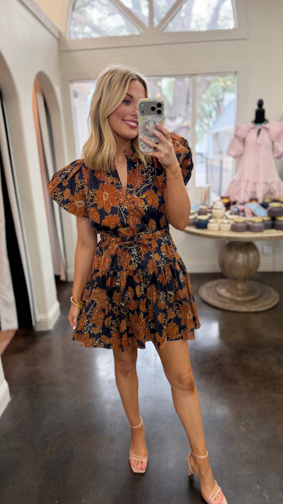 afterglow floral dress