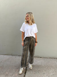 as it was leopard pants