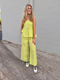 along the lines striped tank